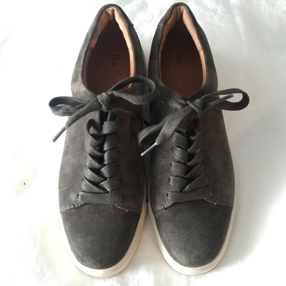 Frye Ivy Low Lace Suede Sneakers